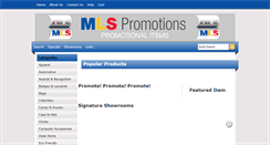 Desktop Screenshot of mlspromoprint.com